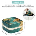 thumbnail image 5 of Sea Turtle Travel Portable Square Jewelry Box Earring Necklace Bracelet Organizer Storage Display Case Holder Stand Decorative Box Organize, 5 of 6