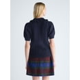 thumbnail image 3 of Free Assembly Women's Ruffle Collar Sweater with Short Sleeves, Midweight, Sizes XS-XXL, 3 of 5