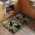 thumbnail image 2 of Spring Floral Entryway Rug 2'x3'&nbsp; Non Slip Front Door Mats, Cat Summer Botanical Flowers Entrance Rugs Indoor Outdoor Carpet, Washable Floor Mats Small Area Rug for Bedroom Kitchen, 2 of 8