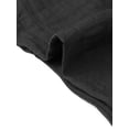thumbnail image 6 of DARING DIVA Women's Linen Vest Sleeveless Button Down Casual Cropped Waistcoat S Black, 6 of 6