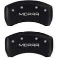 thumbnail image 2 of MGP 4 Caliper Covers Engraved Front & Rear MOPAR Matte Black finish silver ch, 2 of 2