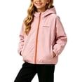 thumbnail image 7 of Mitankcoo Girls Hooded Lined Softshell Jacket Full Zip Windproof Outerwear with Pockets for Kids Outdoor Casual Coat 1-13Y, 7 of 7