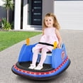 thumbnail image 6 of Infans 12V Vehicle 360° Spin Race Toy Kids Ride On Bumper Car w/ Remote Control Blue, 6 of 7