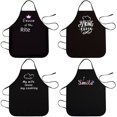thumbnail image 2 of Delantal de cocina para el hogar, impermeable y resistente al aceite, cintura fina, transpirable, para mujer, estampado, 2 of 2