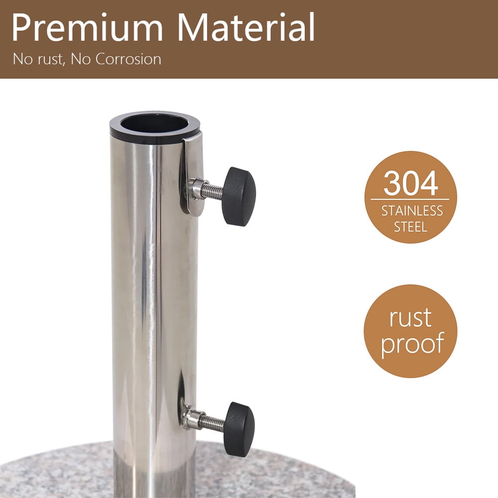 Abble Round Granite Umbrella Base 43 lbs