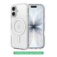 thumbnail image 3 of onn MagSafe Compatible Phone Case (Clear) and Glass Screen Protector with Easy Application Tray for iPhone 17, 3 of 10