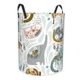thumbnail image 2 of Gaeub Cute Colorful Animal Dirty Clothes Storage Basket, Toy Storage Bin for Storing Clothing, Diapers, Toys - Small, 2 of 8