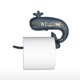 thumbnail image 3 of Cast Iron Paper Towel Holder Whale Paper Holder Coat Hook Towel Rack Bathroom Organizer Kitchen Rol, 3 of 5