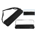 thumbnail image 4 of Portable 16 Hole Flute Storage Box Leather Case Black Set With Bag And Strap, 4 of 11