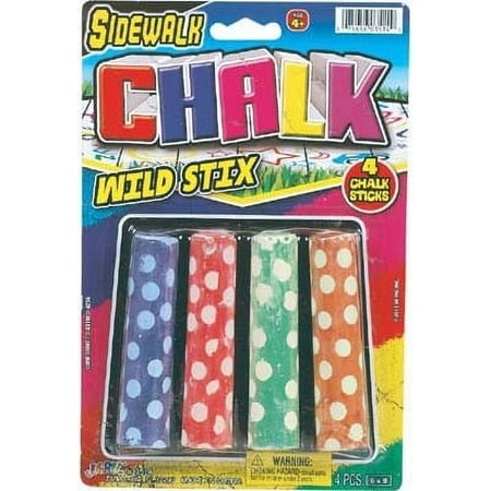 DDI 1186391 Sidewalk Chalk 4Pk Ast Case Of 12