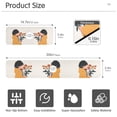 thumbnail image 3 of Yayeee Faucet Mat for Kitchen Sink 14.7" Diatomite Long Splash Guard Pad, Cartoon Flowers, 2 Pack, 3 of 7