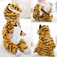 thumbnail image 1 of Ropa de invierno para bebés, Pijamas de una pieza con capucha, monos para niñas y niños, Pijamas de unicornio, ropa de dormir Kigurumi, 1 of 4