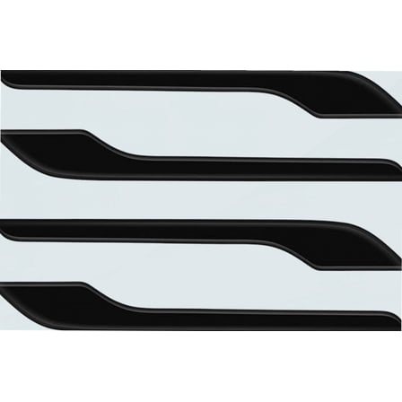 4PCS Car Door Handle Protector Stickers Anti-Scratch Car Door Handle Cover Guard Door Handle Wrap Kit for Tesla Model 3 Model Y 2019-2022 (Black)