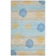 thumbnail image 2 of SAFAVIEH Soho Codi Floral Wool Area Rug, Blue/Multi, 5' x 8', 2 of 7