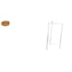 thumbnail image 1 of Cestas de almacenamiento,Cestas de almacenamiento de cocina tejidas con asas hechas a mano,Mesita de noche,Mesa auxiliar de acrílico transparente,mesa auxiliar transparente de 2 niveles,Mesa, 1 of 8