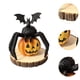 thumbnail image 4 of Estatua de calabaza y murciélago araña, adorno de mesa, decoración de Halloween, escultura para centro de mesa, chimenea, escritorio, dormitorio,, 4 of 7