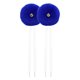 thumbnail image 3 of 2 cordones para patines con cascabeles, 25 cm, ligeros, para patinar. azul, 3 of 9