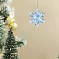 thumbnail image 5 of Bfogop Winter Acrylic Snowflake Ornaments 3D Snowflake Crystals Gems Christmas Xmas Pendant DIY Crafts Hanging Christmas Tree Pendant Decor for Winter Party Favors Supplies 2Inch, 5 of 6