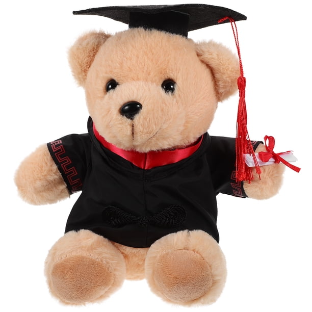 KAKOWELY Oso de peluche de graduación, adorable oso de peluche, juguete de dibujos animados, oso de peluche, regalo