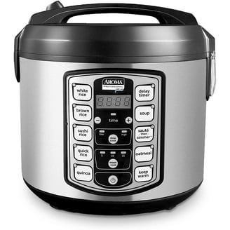 aroma 8 cup rice cooker - stainless steel arc-904sb 52059149