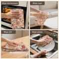 thumbnail image 5 of 6 Pcs Funny Kitchen Towels,Beige Christmas Gingerbread Man Pattern Microfiber Dish Towels,Kitchen Tea Towels,Kitchen Towel Set (18" X 26"), 5 of 7