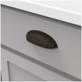 thumbnail image 5 of Hickory Hardware P3077-SN-5B 3 in. CC Cottage Cup Cabinet Pull, Satin Nickel - Pack of 5, 5 of 7