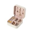 thumbnail image 2 of Mini Portable Zipper Jewelry Travel Box, Compact PU Leather Small Jewellery Organizer Storage Case for Rings Earrings Studs, Travel Gift Jewelry Holder, 2 of 6