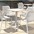 thumbnail image 2 of Sky 24 inch Square Folding Table in White finish, 2 of 12