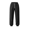 thumbnail image 7 of Women Solid Jogger Sweatpants Sevevn Elastic Drawstring High Waist Relaxed Fit Trousers With Side Pockets, Varied Solid Color Choices For Gym Training Home Lounging And Everyday Casual Outfits, 7 of 7
