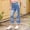 Navy, variant on Zecgelong Girls Pearl Bow Embroidered Jeans Wide Leg Flare Denim Pants With Elastic Waist For Toddler Kids Girls Jeans Size Blue 2-3 Years