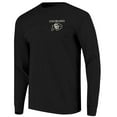 thumbnail image 2 of Men's Black Colorado Buffaloes Comfort Colors Campus Nights Long Sleeve T-Shirt, 2 of 3