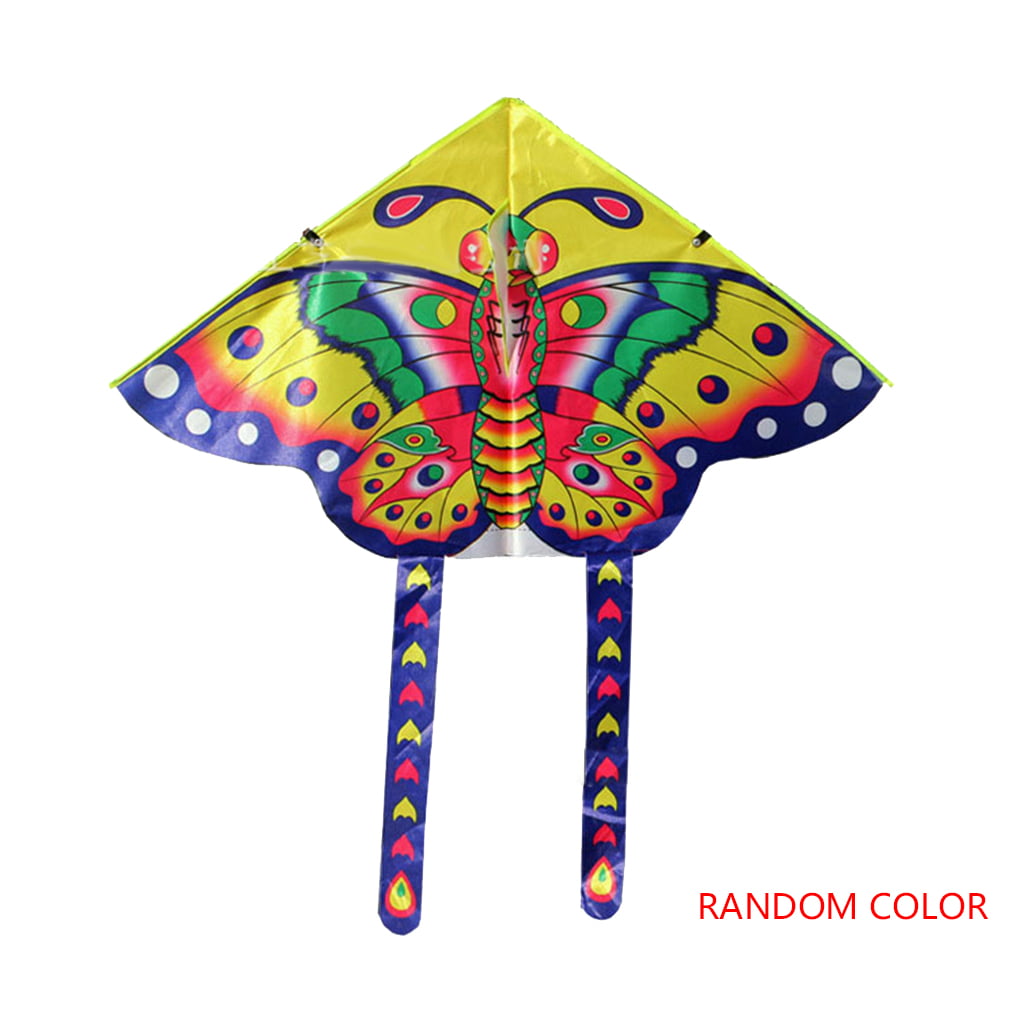 Butterfly Kite 50CM Outdoor Fun Sports Printed Long Tail Children's Toy CPO 