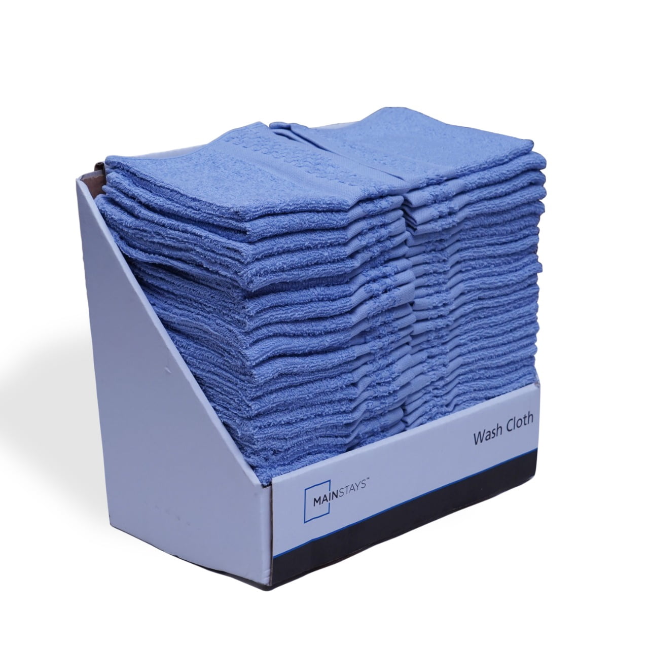 Mainstays Value Washcloth, Blue