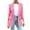 Pink, variant on Atogsazn Women's Business Blazers Casual Button Lapel Long Sleeve Suits Jackets Fall Cardigan Clothes Fashion Khaki XL