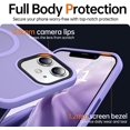 thumbnail image 4 of Entronix Funda Resistente y Magnética Compatible con iPhone 12: Protección Mate a Prueba de Golpes con Bordes Reforzados, Color Morado, 4 of 7