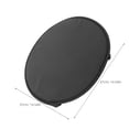 thumbnail image 2 of SOPOTUTU 1Pc Round Chair Seat Cushion Dark Grey with Straps for Indoor Outdoor Use, 2 of 7
