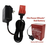 Chargeur 6 volts pour batterie rouge Fisher-Price Power Wheels