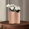 thumbnail image 4 of Jarrón de flores moderno adorno jarrón de cerámica arreglos florales jarrones de porcelana para Rosado, 4 of 7