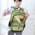 thumbnail image 6 of FORMRS Unisex School Backpack 17" Student Travel Bag with Laptop Compartment, Colorful Martini, 6 of 7
