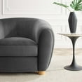thumbnail image 7 of Modway Abundant Performance Velvet Armchair in Charcoal, 7 of 7