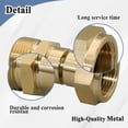 thumbnail image 3 of ARCADORA M22 14mm Pressure Washer Swivel Joint 360 Degree Rotation Brass 3000 PSI For Hose Gun Connection, 3 of 7