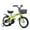 Green, variant on Alvantor Kids Bike 18" Adjustable Bicycle with Training Wheels & Basket for Aged 5-10 Girls & Boys White
