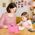 thumbnail image 2 of Kids Tablet, 10.1 Inches Tablet for Kids with Case Included, 64G Storage, Dual Camera, WiFi, Education Apps Pre-Installed, Parent Control, YouTube (Pink), 2 of 7