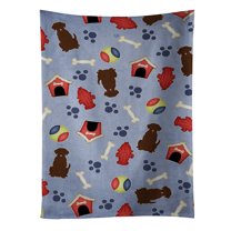 Carolines Treasures BB2669KTWL Dog House Collection Chocolate Labrador Kitchen Towel 15 X 28" multicolor