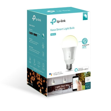 TP-Link KB100 A19 Smart Light Bulb, 50W Dimmable White LED, (Best Smart Bulbs Uk)