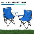 thumbnail image 3 of Set de 2 Sillas Plegables para Camping y Playa con Portavasos – EKE Life Home, 3 of 7