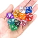 thumbnail image 2 of Dados de 10 caras para juegos de mesa, dados poliédricos transparentes para juegos de mesa, número 0-9, 18mm, D10, 10 piezas, 2 of 4