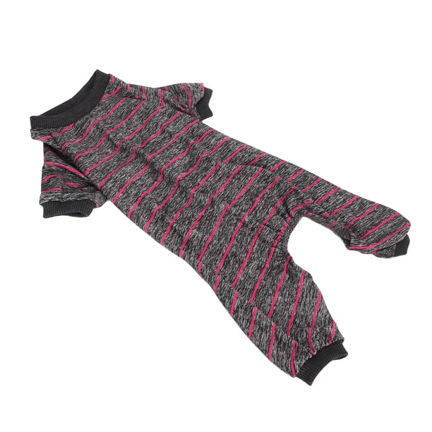 Dog Striped Pajamas, Dog Apparels High Elasticity Breathable 4 Legs Comfortable Stylish For Summer For Home ANGGREK CB2110