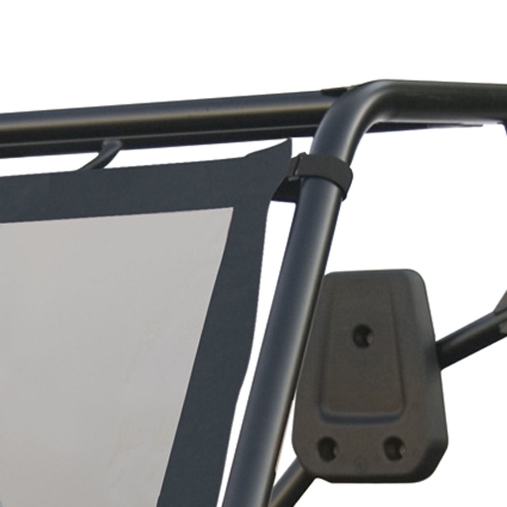 Classic Accessories QuadGear UTV Front/Rear Windshield, Fits Polaris Ranger '02 - '08 models, Black