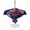Navy, Red, White, variant on Outdoor Tablecloth with Umbrella Hole for Patio/Picnic/Party/Camping, Independence Day Waterproof Table Cloth Rectangle Table Cover Washable, 4th of July Red Blue Floral Flag Linen (60"x 120")